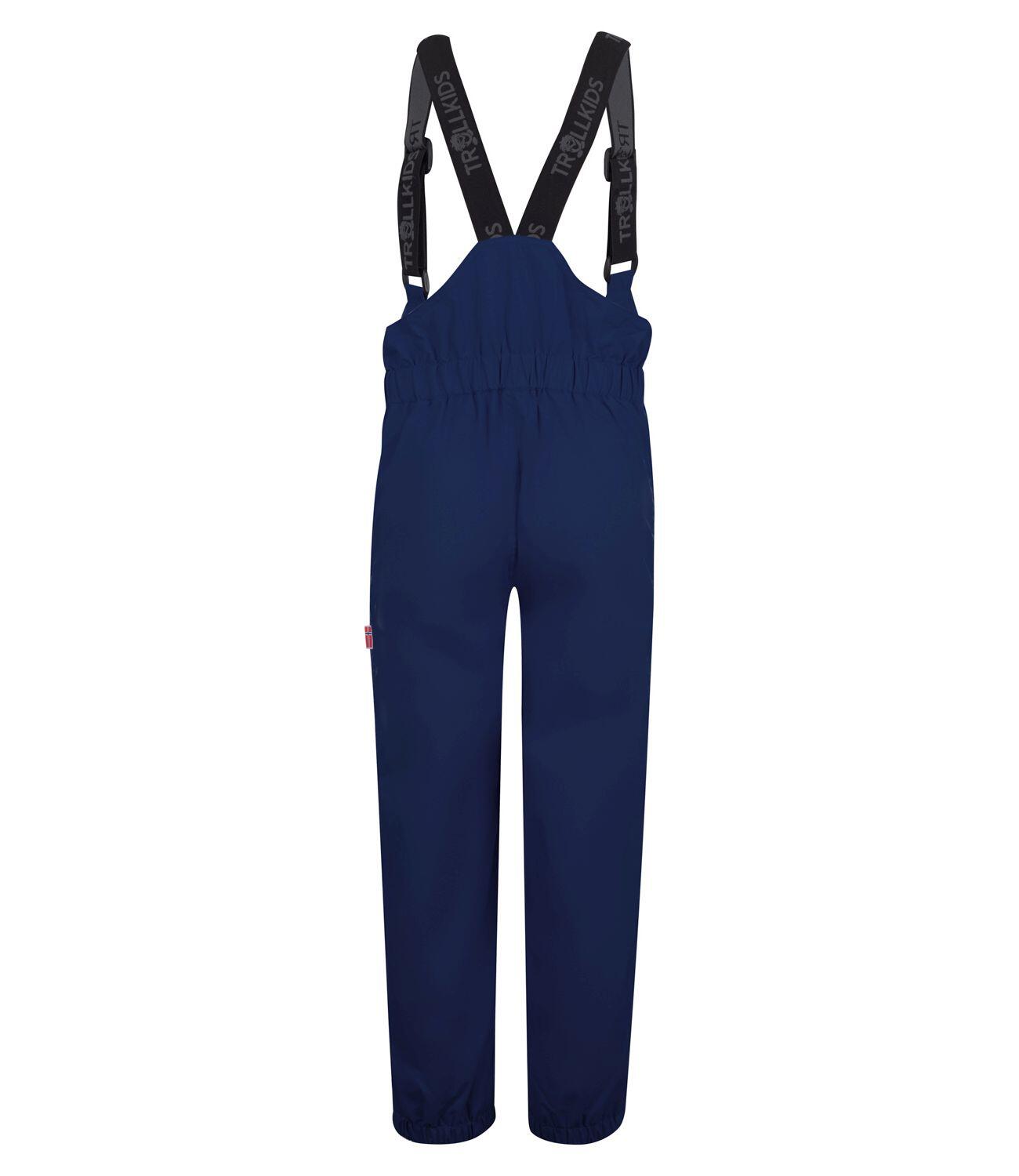 Pantalon de trekking pour enfants Odda Imperméable Bleu marine / Orange 2/3
