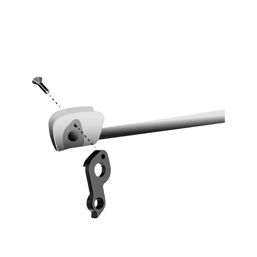 Rechter achterderailleurhanger Union gh-214 6/8
