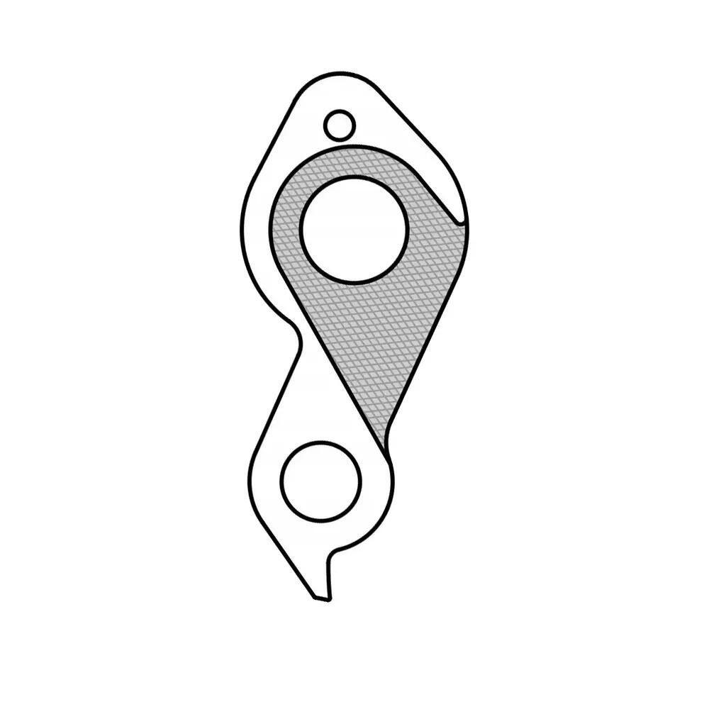 Rechter achterderailleurhanger Union gh-214 5/8