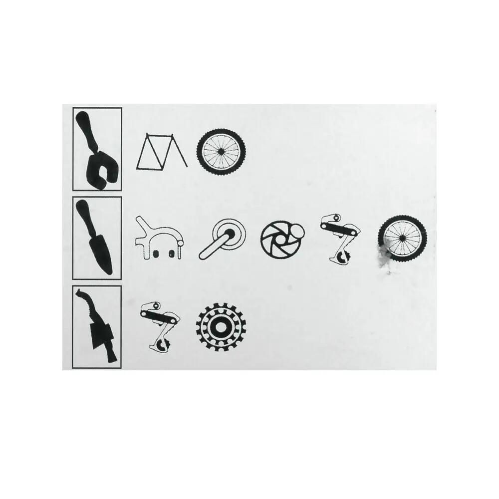 Kit di pulizia per bici Dunlop 3 pezzi 7/9