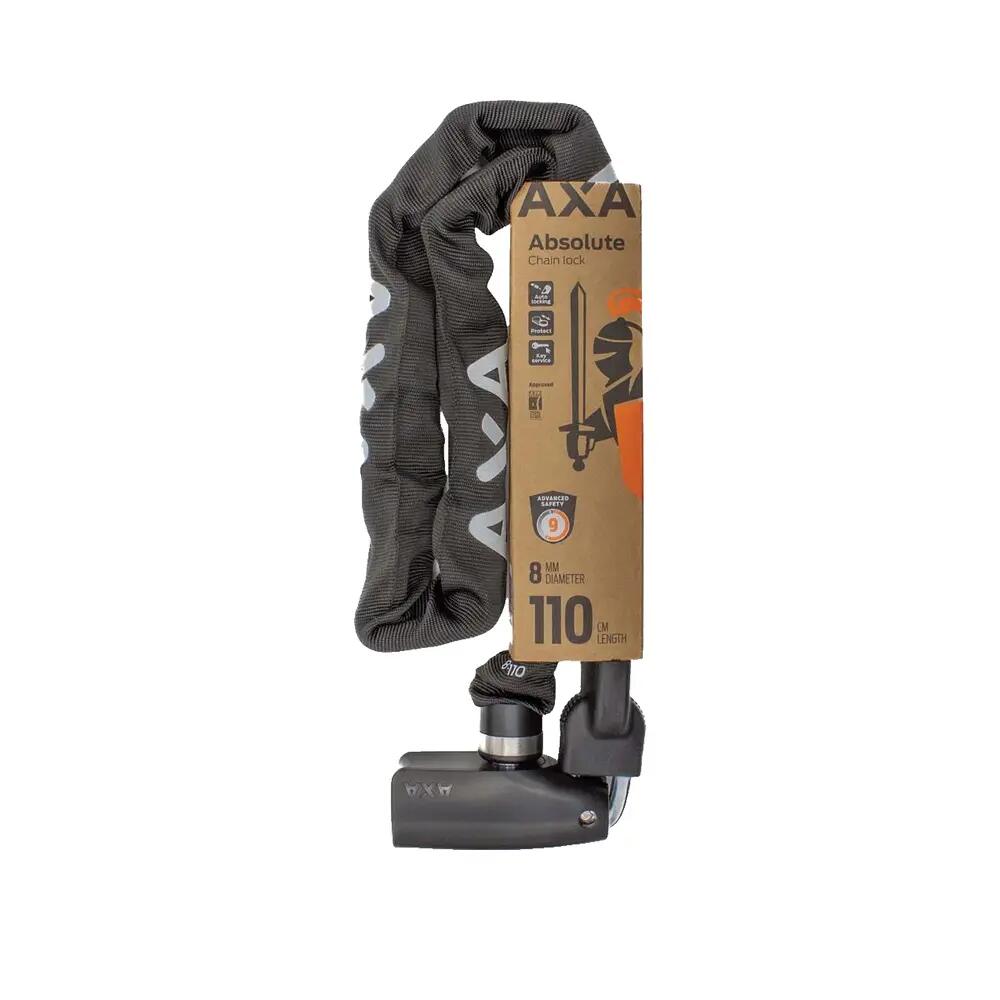 AXA Absolute Chain Lock 8 mm x 110 cm Black 5/6