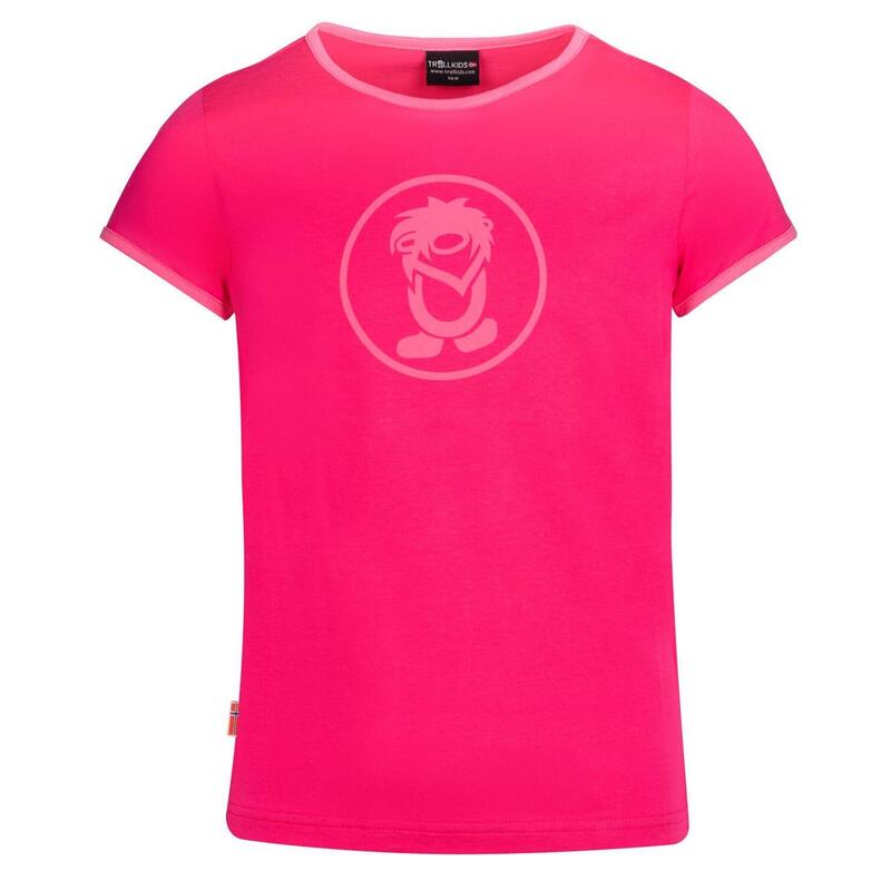 Mädchen T-Shirt Kroksand Magenta/Hellpink