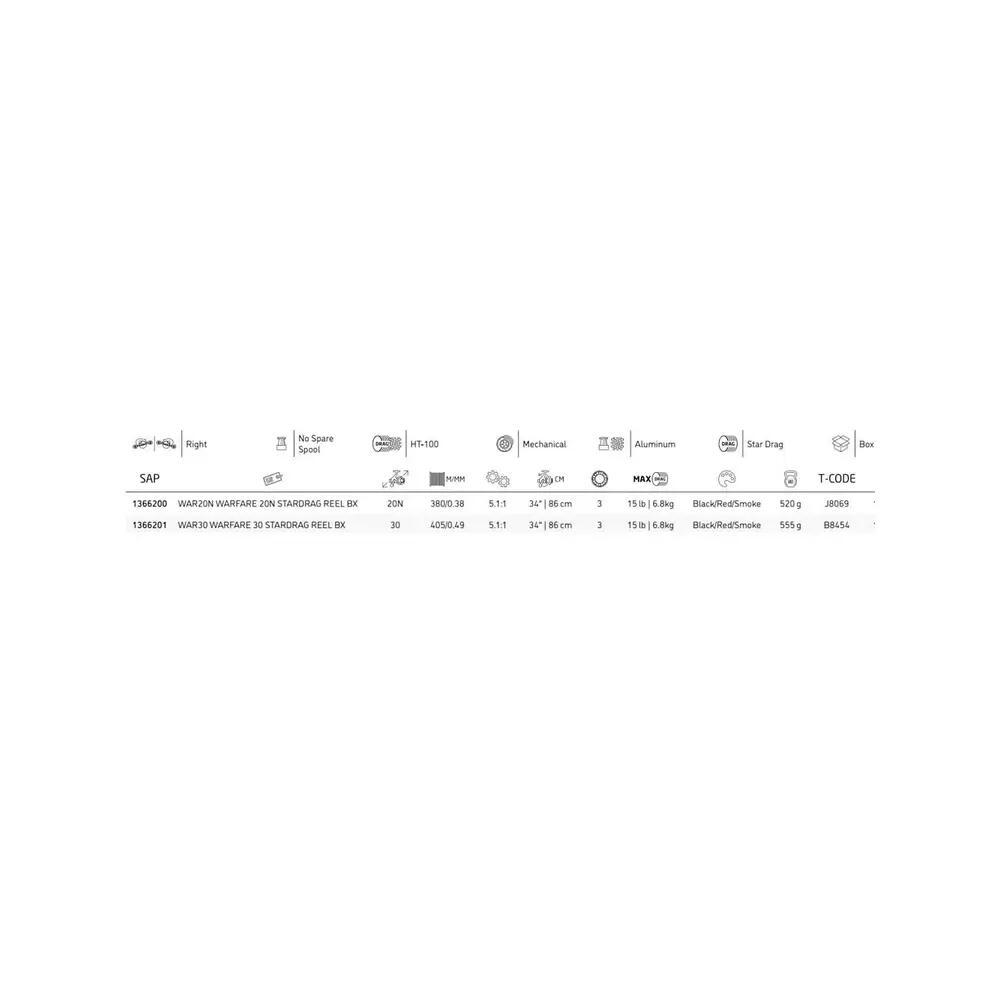 Moulinet da pesca Penn Warfare Star Drag Diritto 2/2