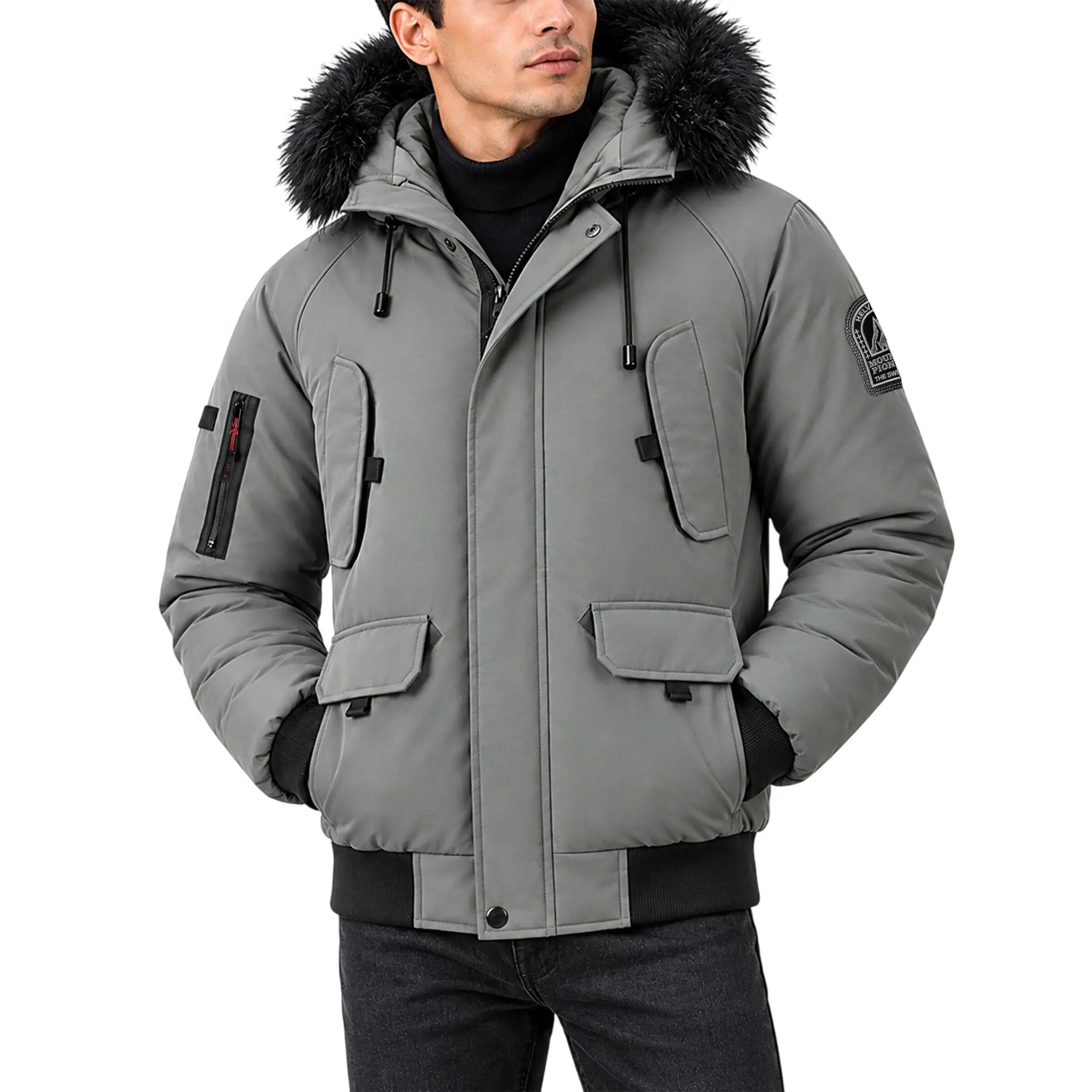 Blouson Homme Helvetica WILSON, capuche fourrure amovible + cagoule lunette 6/6
