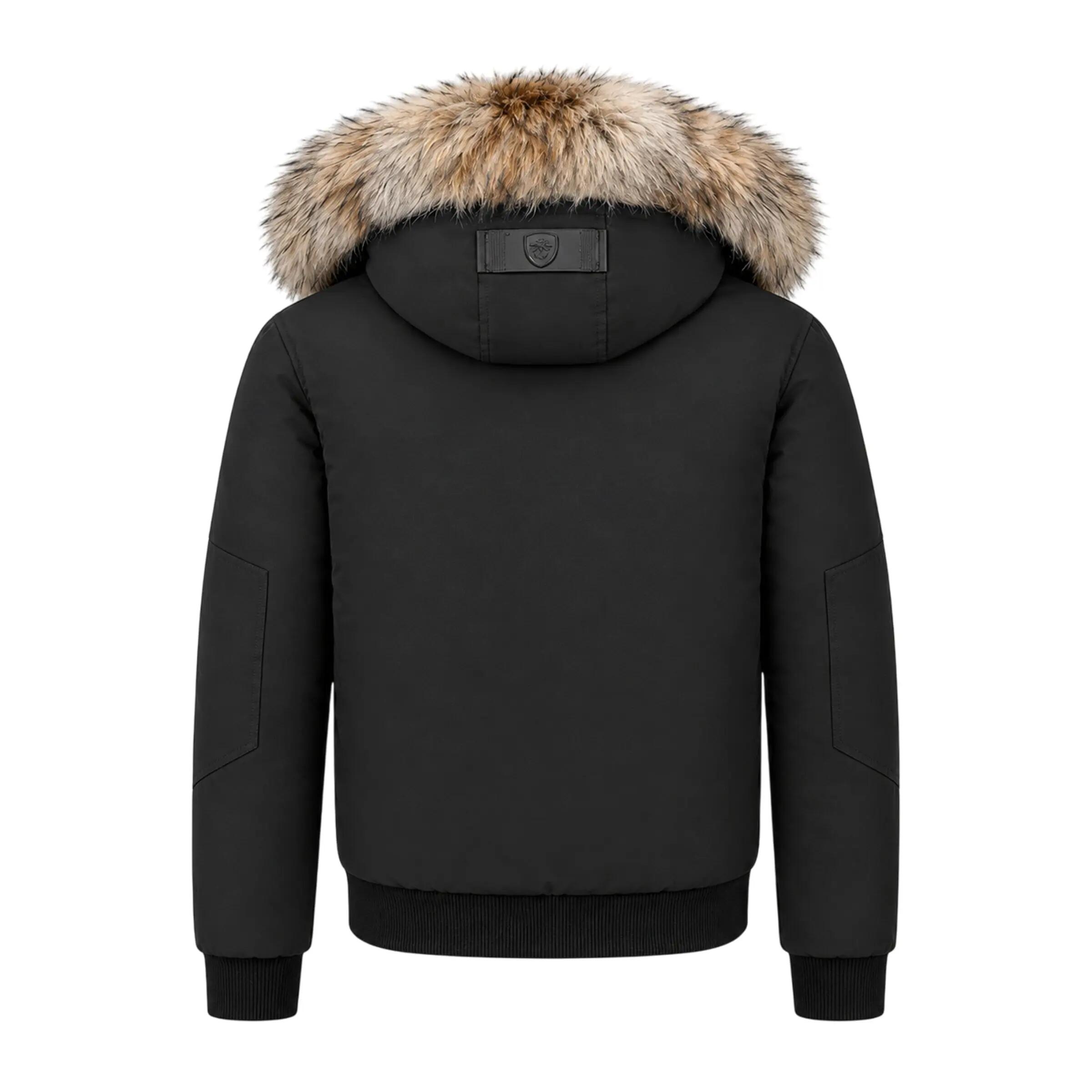 Parka Hombre Helvetica WILSON con Capucha de Pelo Desmontable y Gafas Integradas 2/7