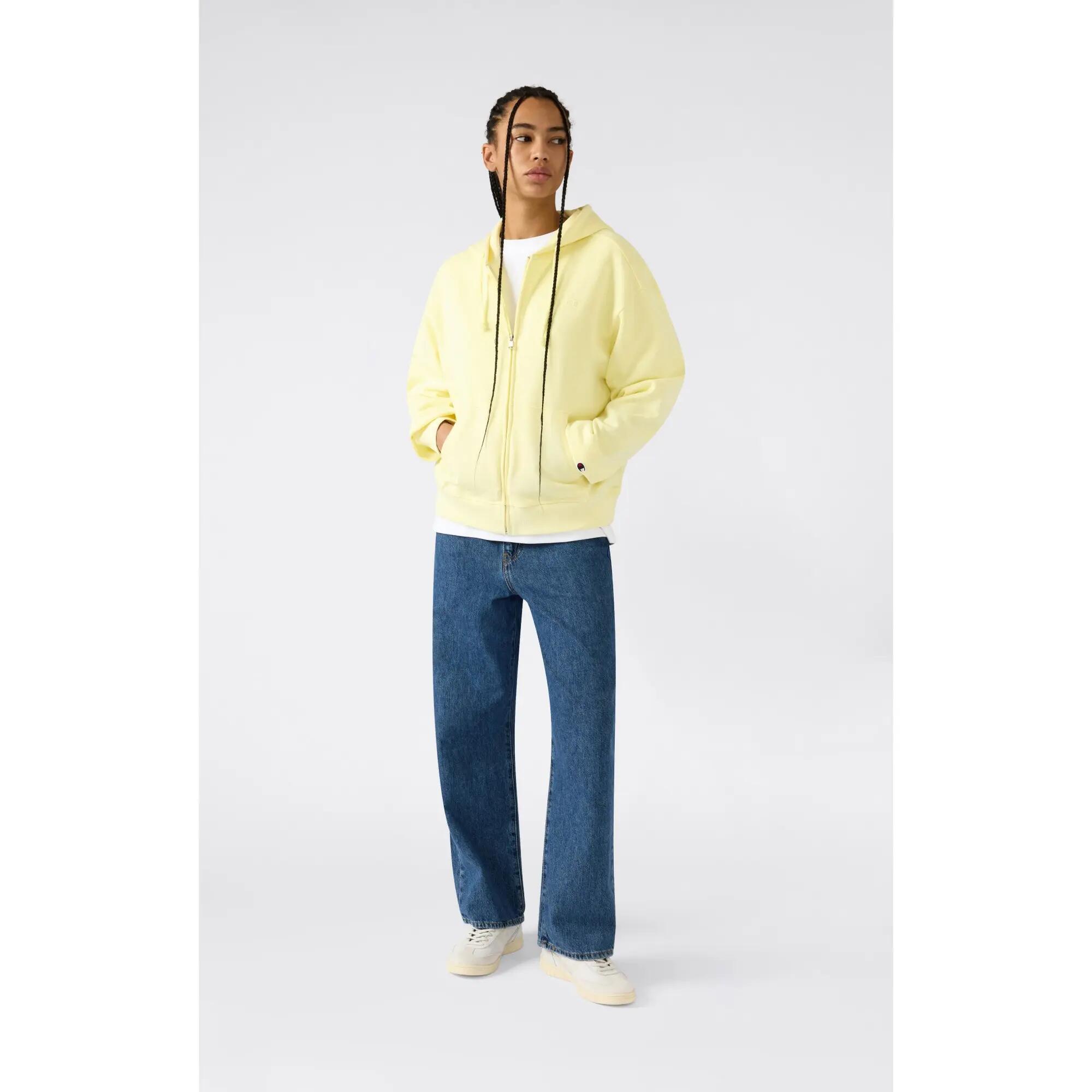 Sweatshirt Champion Full Zip Hoodie Sweatshirt Femme 4/5