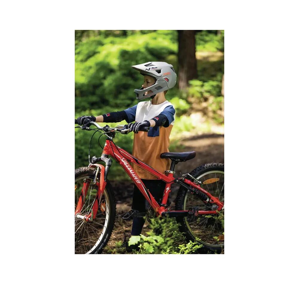 Cască copii MTB full-face Abus YouDrop FF - mov prăfuit 8/8