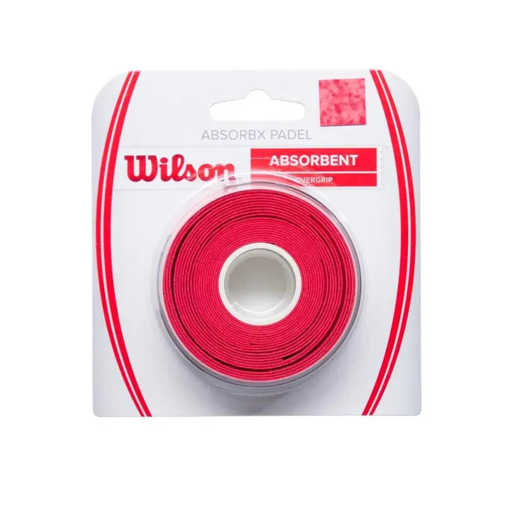 ABSORBX PADEL OVERGRIP RED (3X) 2/3