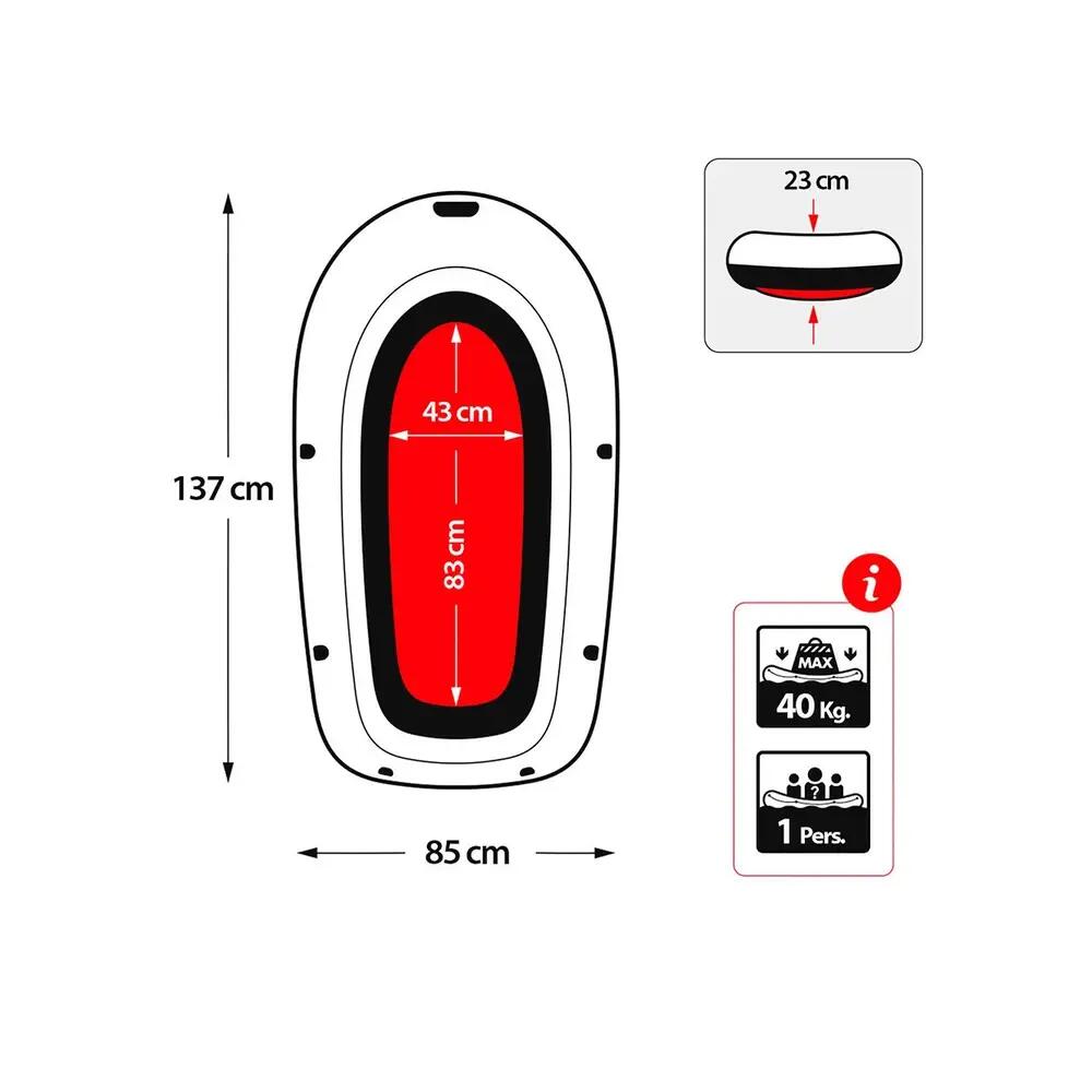 Bateau gonflable enfant Explorer Pro 50 1 place 4/5