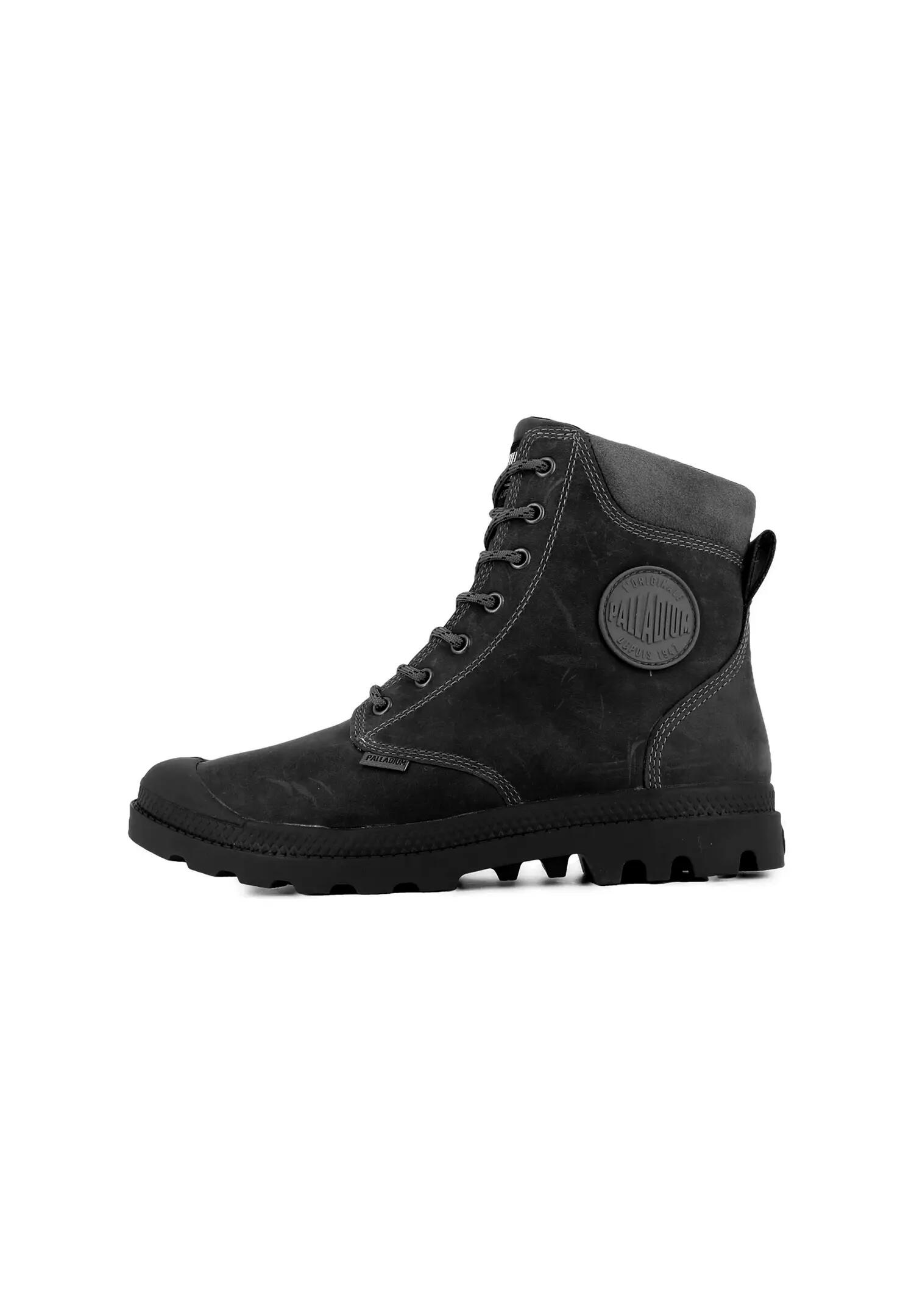 Męskie - Palladium Pampa Sc Thins Wp+ - 79546-008-M - Czarny 4/6