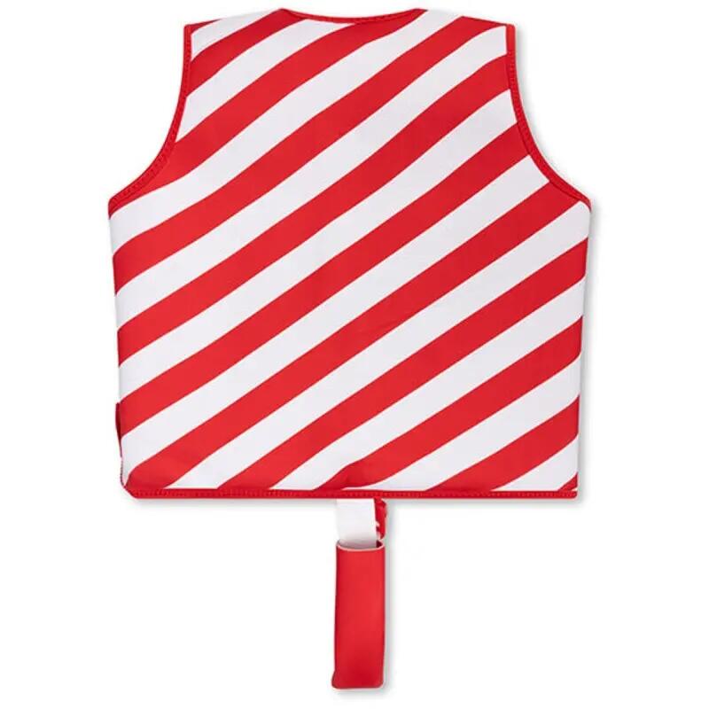 Gilet da nuoto rosso stampa con granchi da 1 a 2 anni 2/6