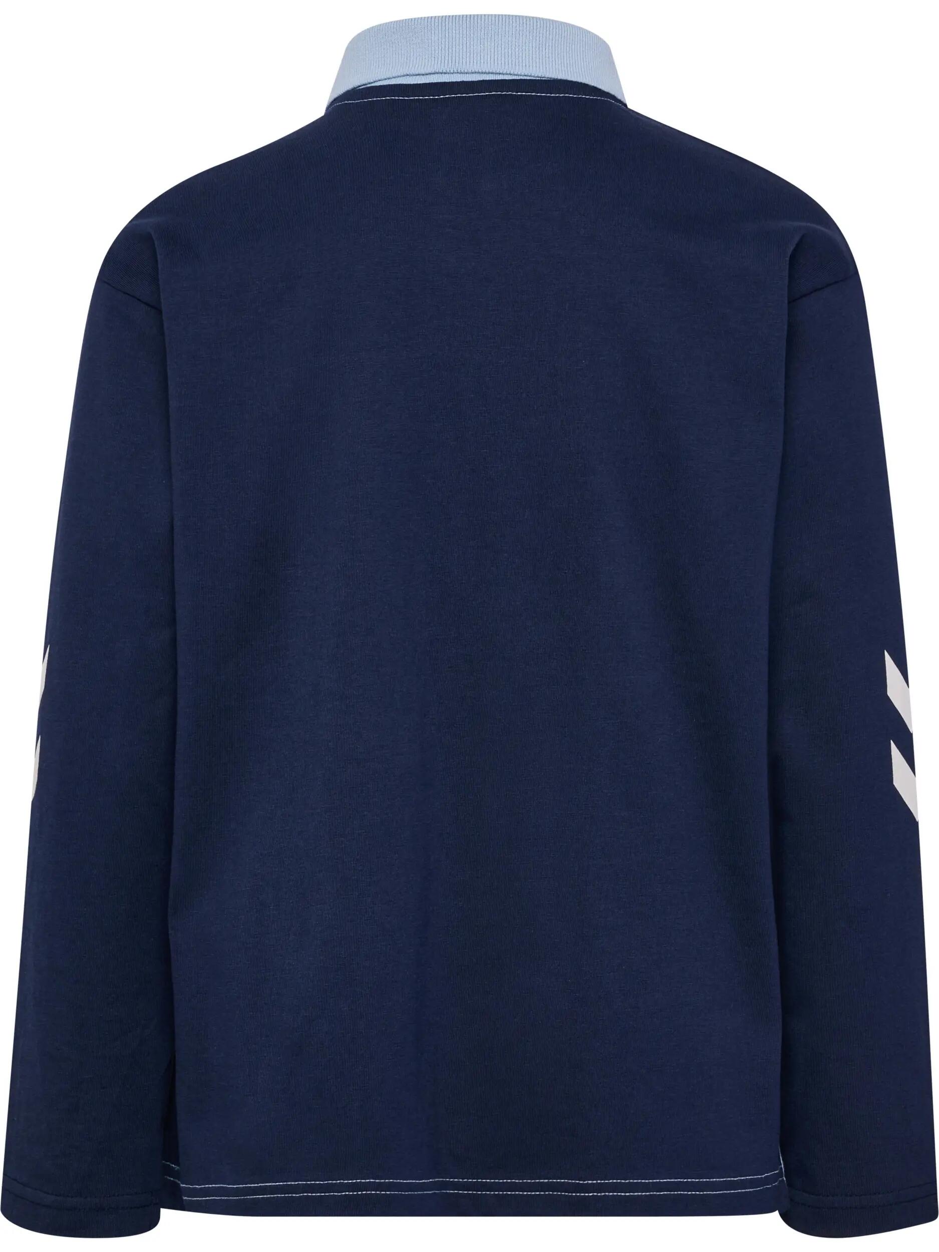 hummel polo em jersey manga comprida para crianças em algodão orgânico – 5/8