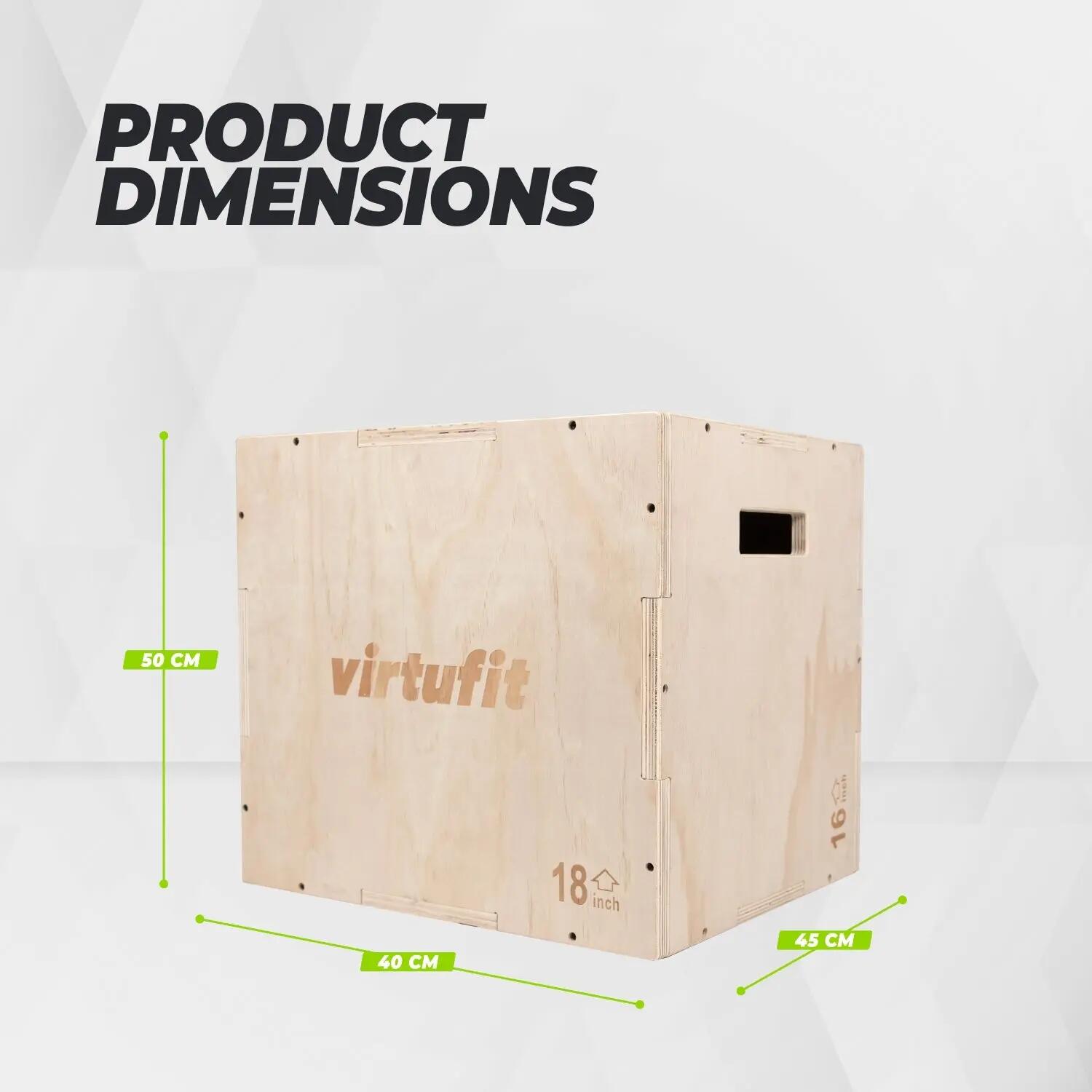 Wooden Plyo Box 3 v 1 - malá 5/7