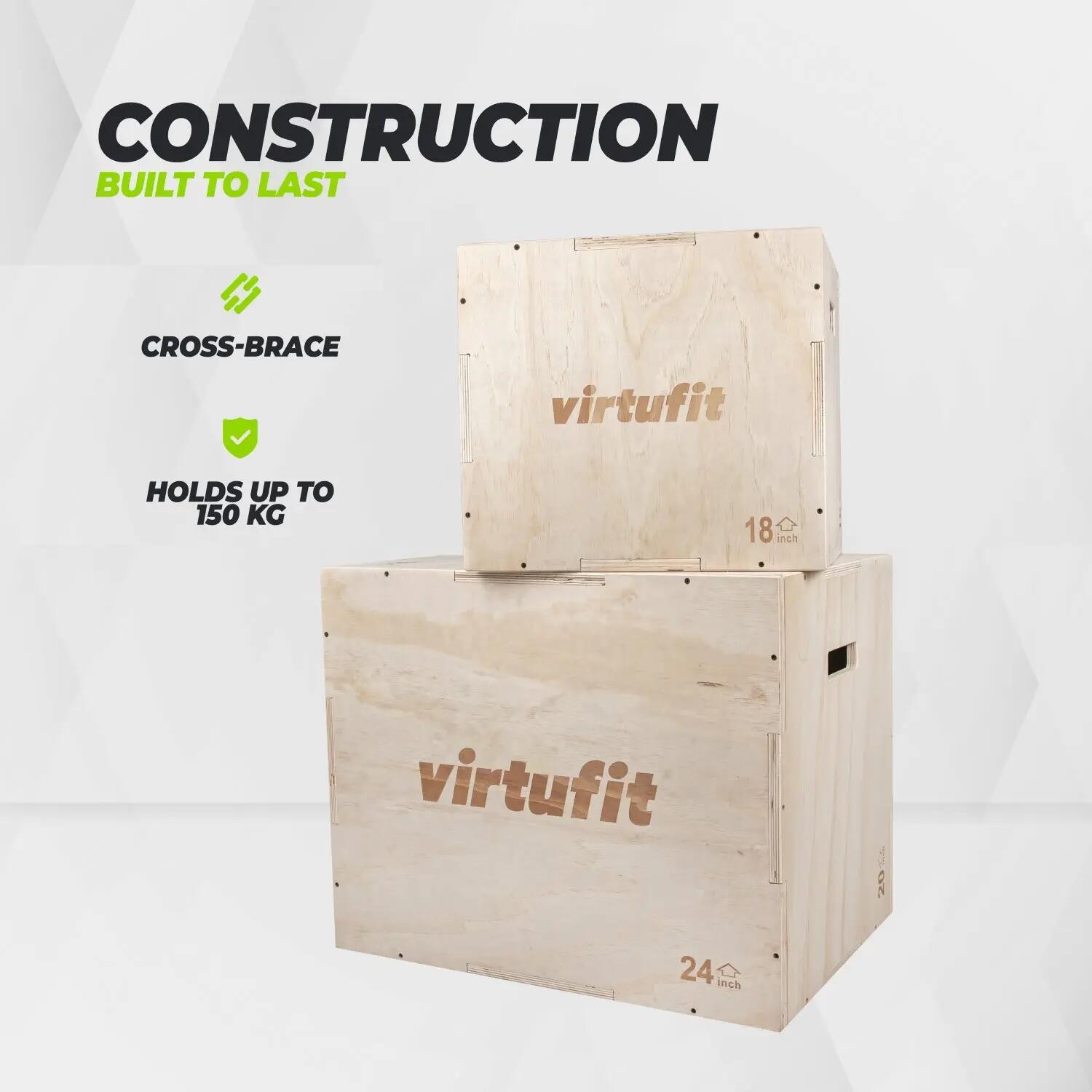 Wooden Plyo Box 3 v 1 - malá 4/7