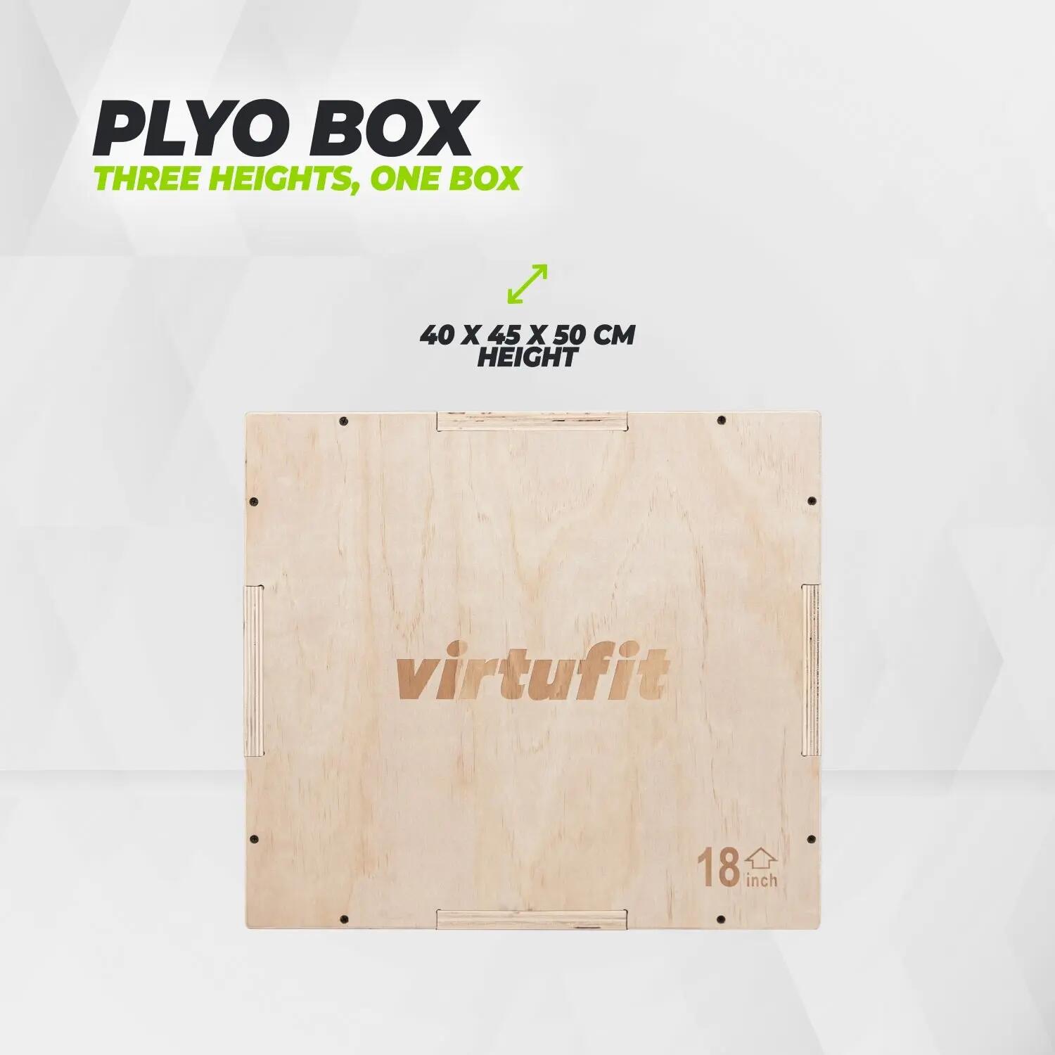 Wooden Plyo Box 3 v 1 - malá 3/7