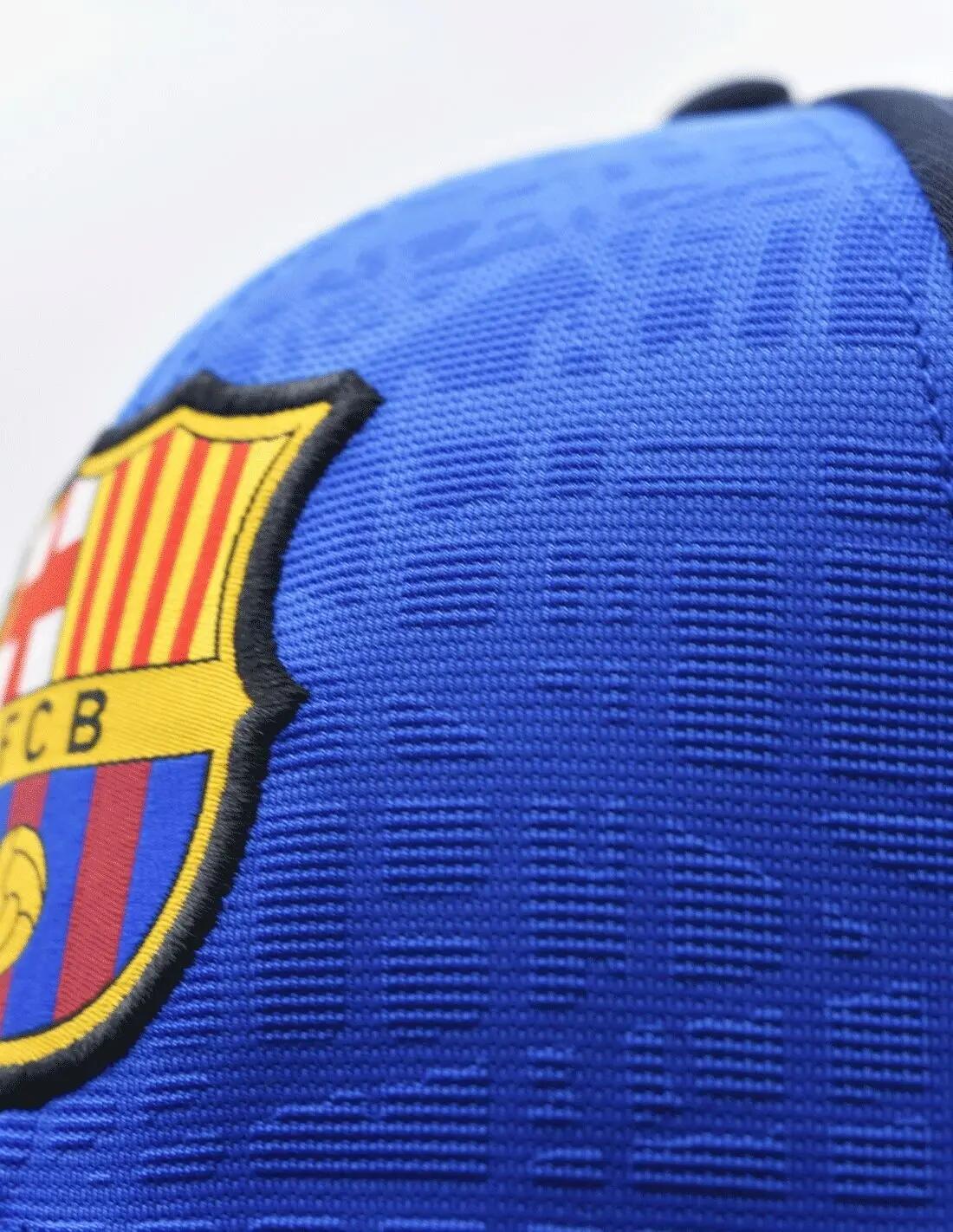 Casquette de baseball Barcelona rouge grenat et bleue 4/6