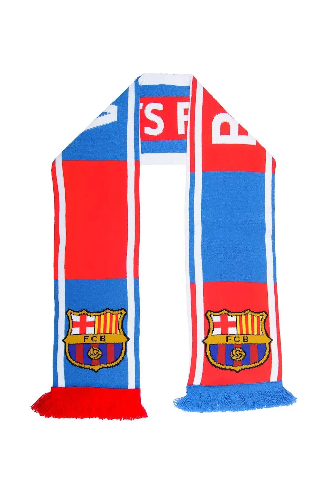 FC Barcelona szalik kibica dwustronny Double Knitted Scarf N30 wielokolorowy 4/5