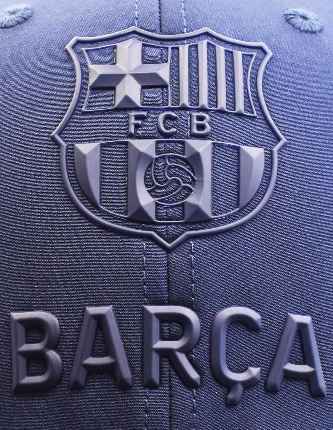 Boné de futebol FC Barcelona adulto Blue Shield 4/6