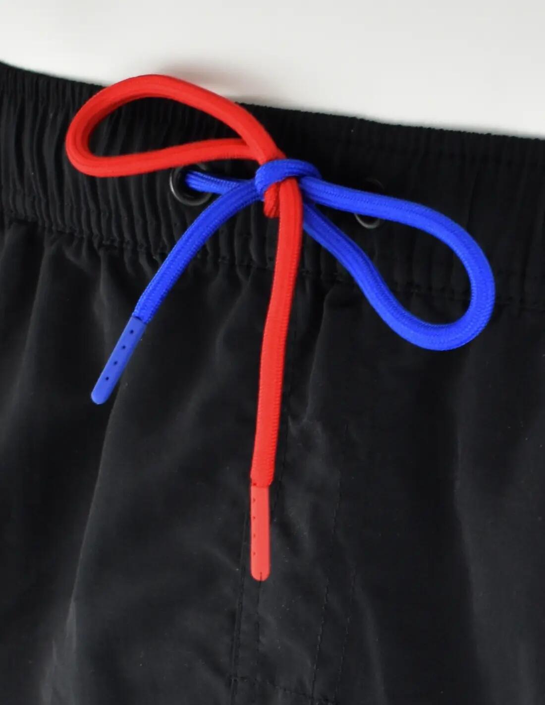Maillot de bain noir du Barça avec cordon de serrage aux couleurs blaugrana 2/2