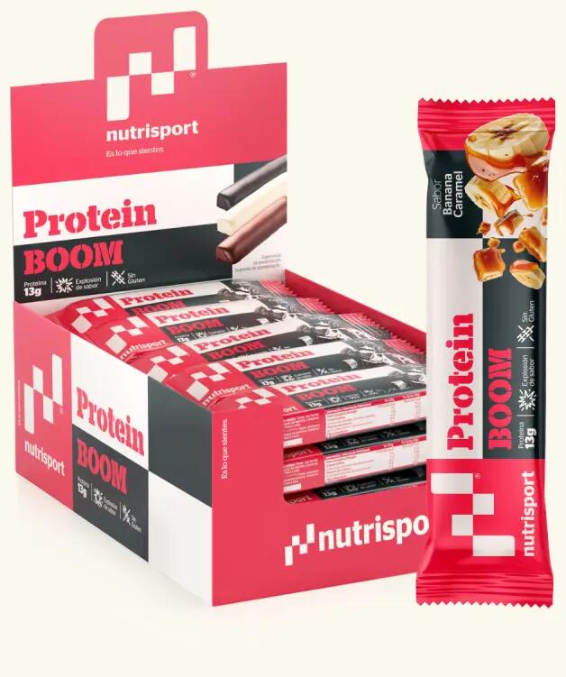 Nutrisport - Protein Boom 24 barritas x 49 g - Barritas de proteína -  Sabor: Ta 3/3