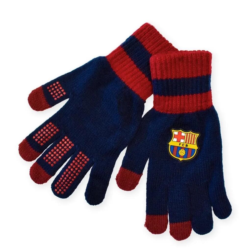 FC Barcelona зимни ръкавици L тъмносин