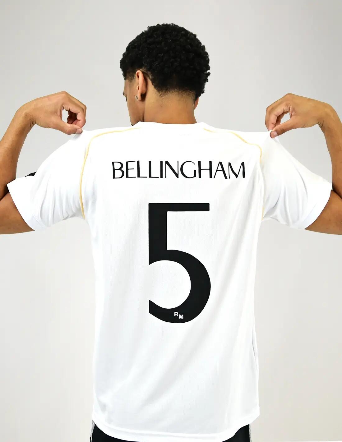Real Madrid 2025-26 prémium hazai szurkolói mez, replika - Bellingham 5 1/5
