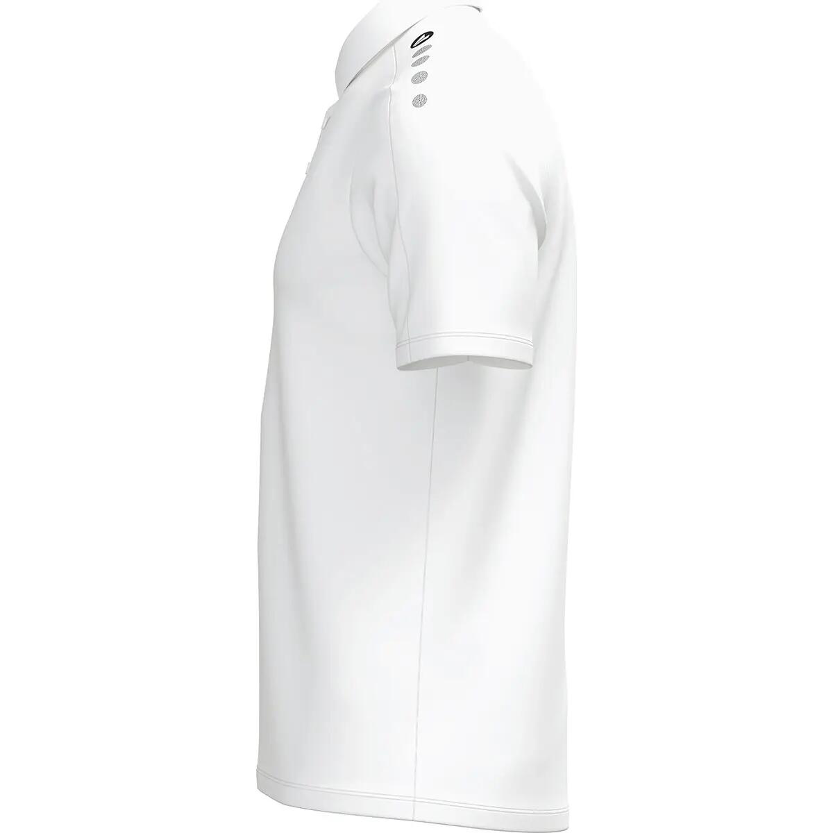 Polo - Sport - Hommes - Manches courtes, col boutonné - Jako One - Blanc 3/5