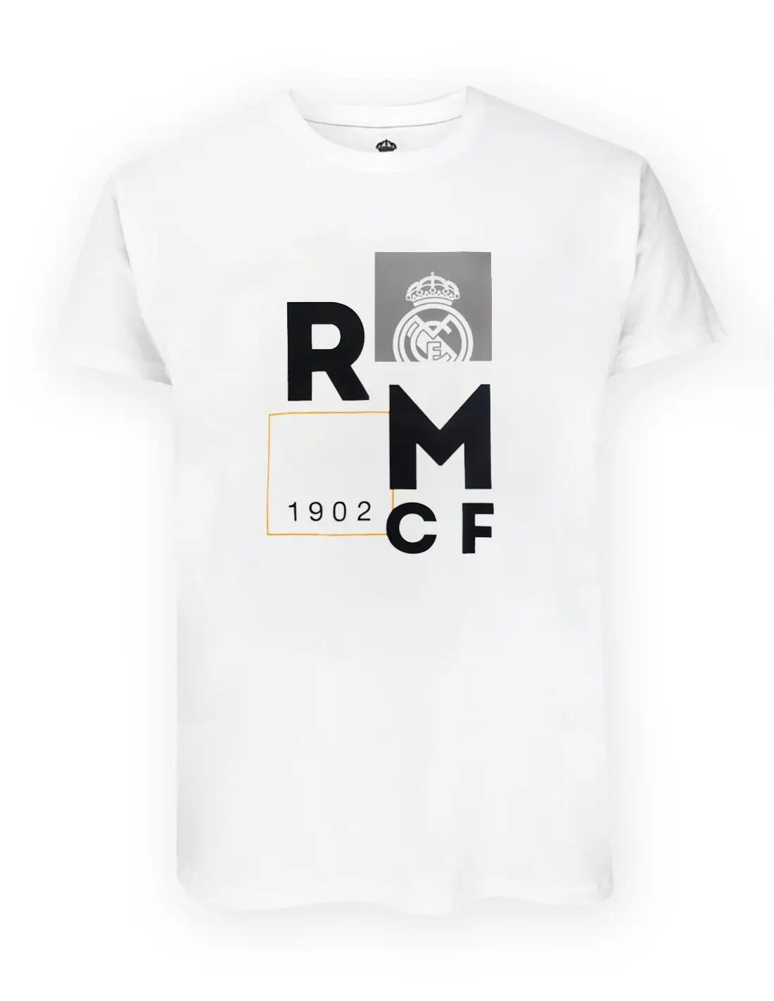 Tricou alb modern al echipei Real Madrid 1/5