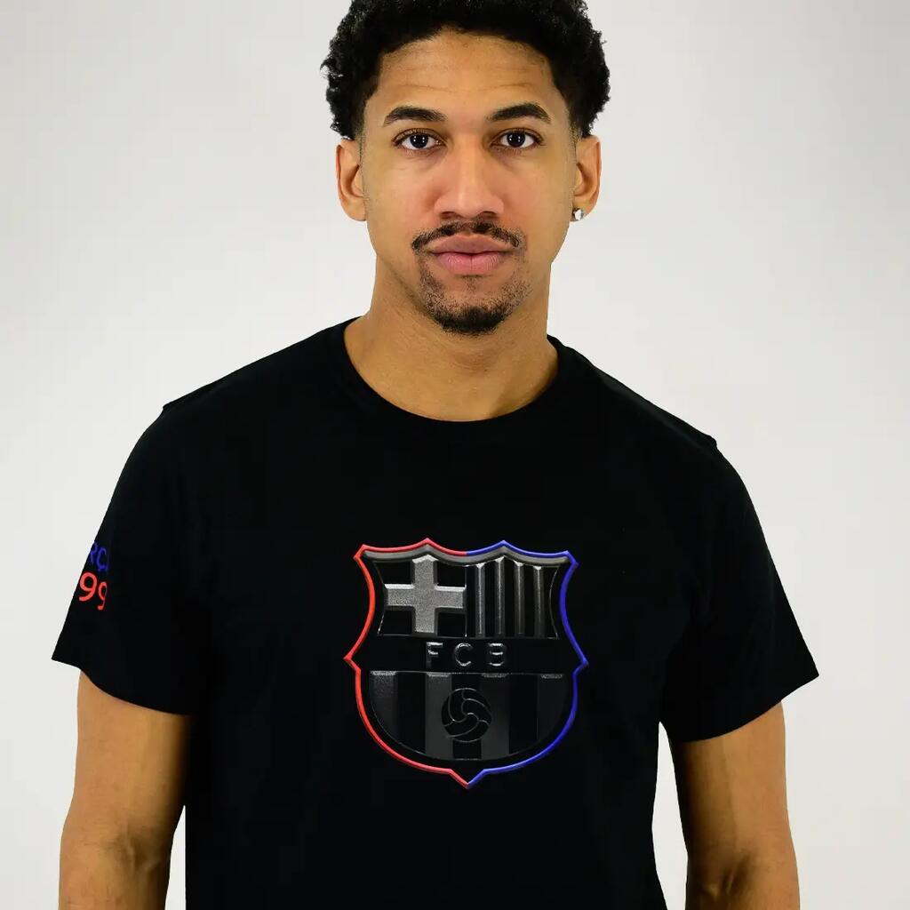 Мъжка футболна тениска FC Barcelona черна