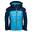 Kinder Softshelljacke Lysefjord Wasserabweisend Marineblau/Mittelblau