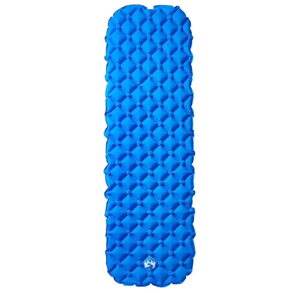 Matelas de Camping Gonflable Vidaxl 190x58x6 cm - 1 Personne - Bleu 2/7