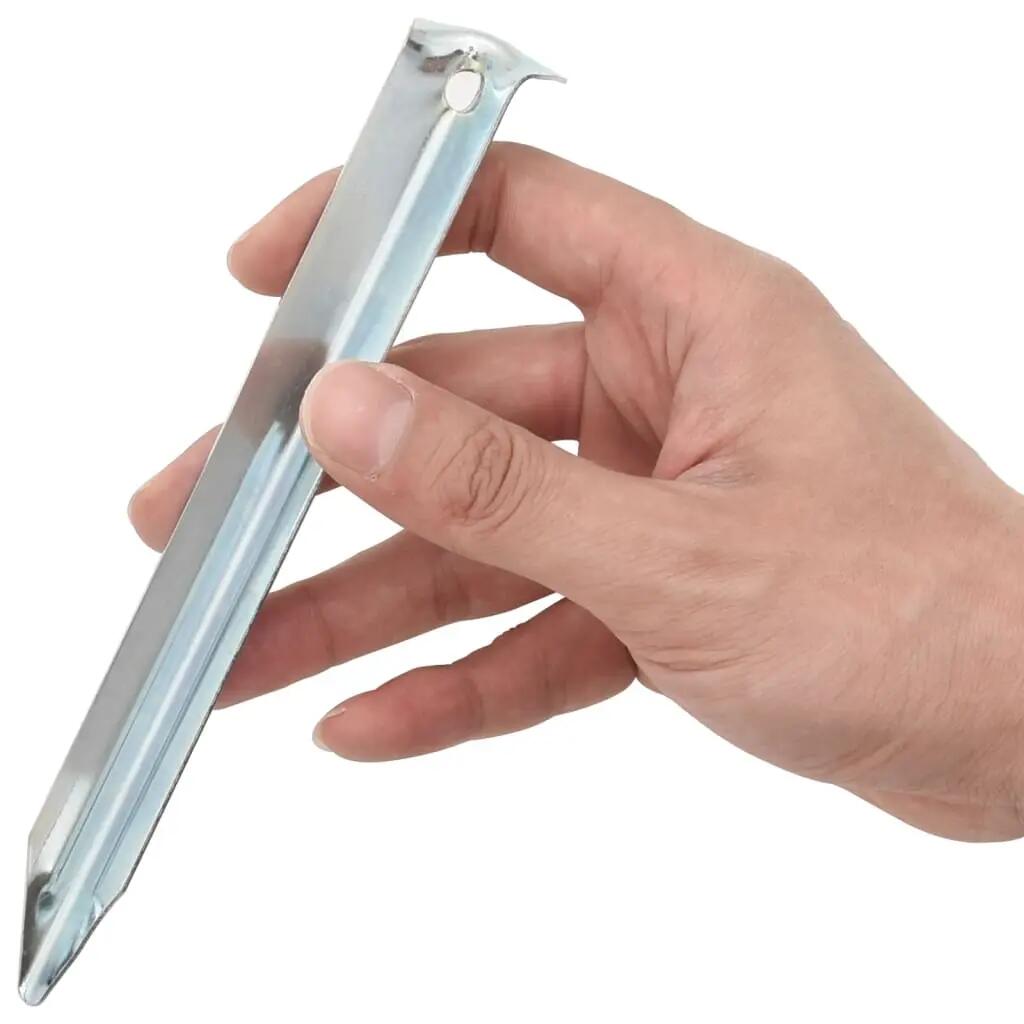 VidaXL Kołki do namiotu 24 szt. Ø20 mm x 17 cm stal ocynkowana 6/7