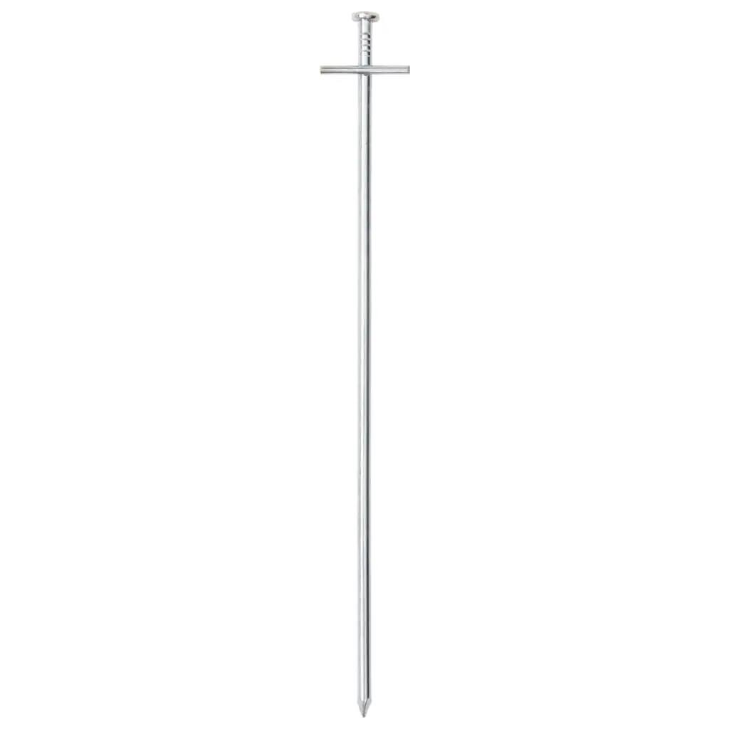 VidaXL Kołki do namiotu 24 szt. 6 mm x 29.5 cm stal ocynkowana 3/5