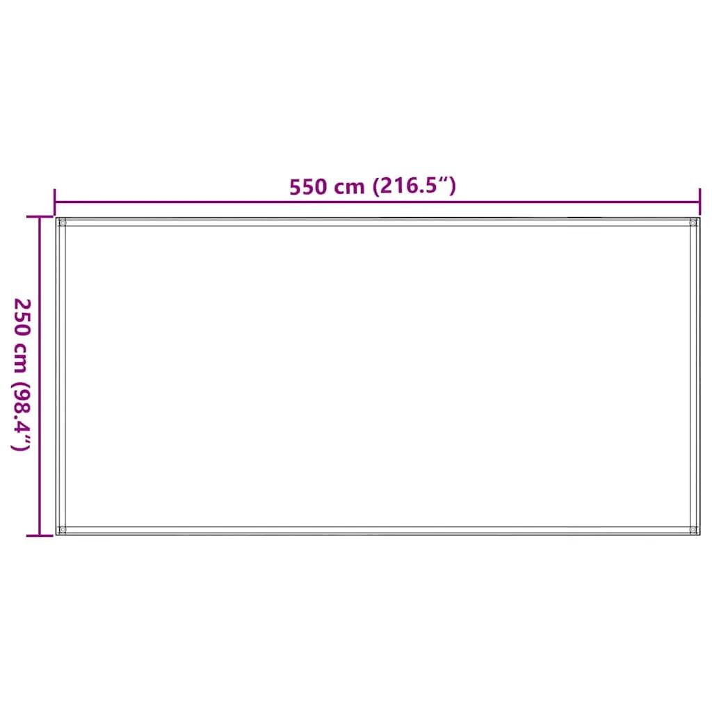 Tapis de tente VidaXL 250 x 550 cm anthracite 7/7