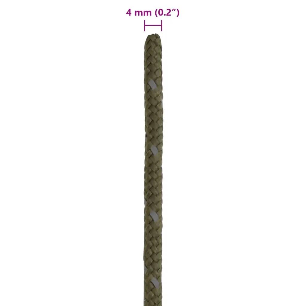VidaXL Tentscheerlijn met reflecterende strips en spanners 50 m 4 mm 6/6