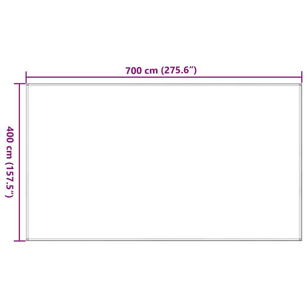 VidaXL tenttapijt 400 x 700 cm antraciet 7/7