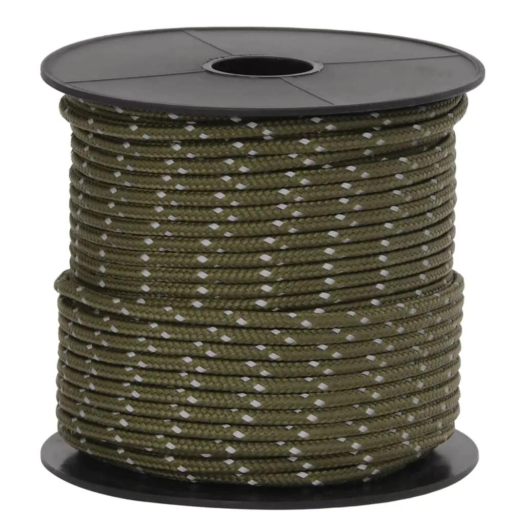 VidaXL Tentscheerlijn met reflecterende strips en spanners 50 m 4 mm 4/6