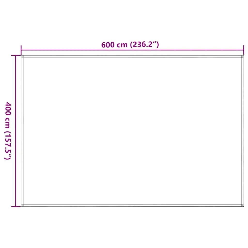 VidaXL Tenttapijt 400 x 600 cm antraciet 7/7