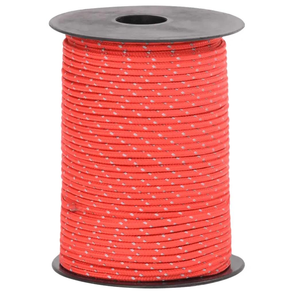 VidaXL Tentscheerlijn met reflecterende strips en spanners 50 m 3 mm 4/6
