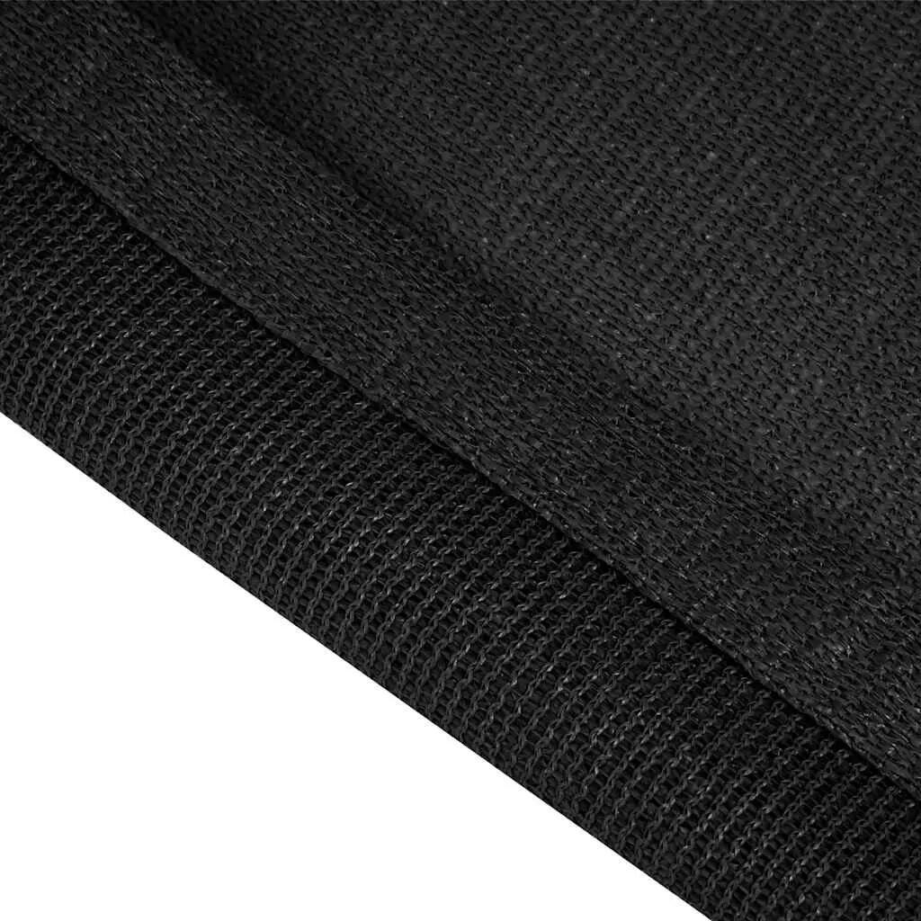 Tapis de tente Vidaxl 200x300 cm en Noir 5/7