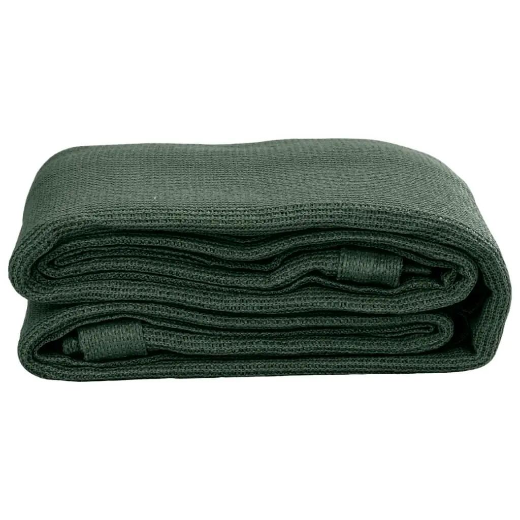 Tapis de tente Vidaxl 250x500 cm en HDPE vert 3/7