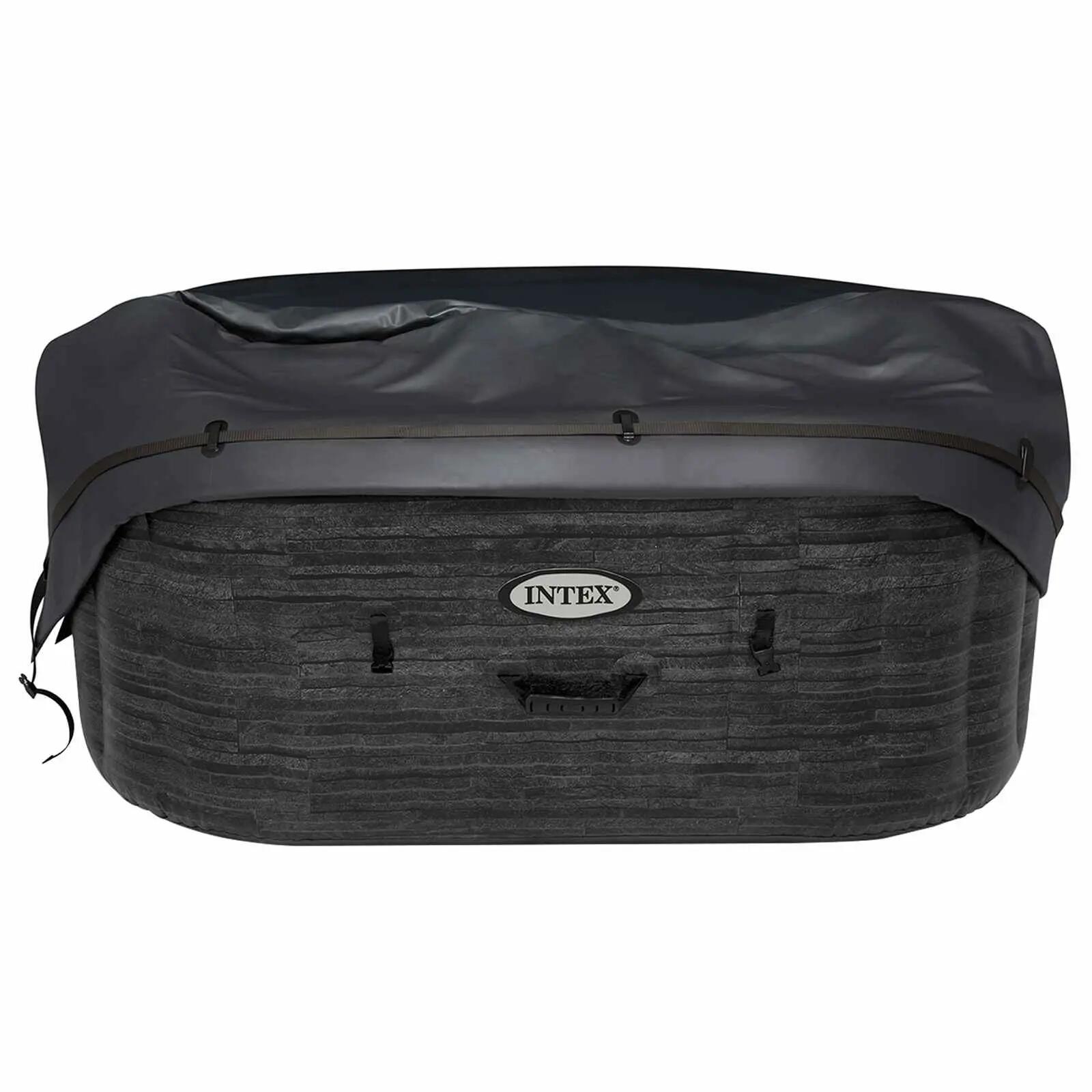 Intex 28535 – Telo Termico per PureSpa Quadrata, 6 posti, 196x196 cm 5/6