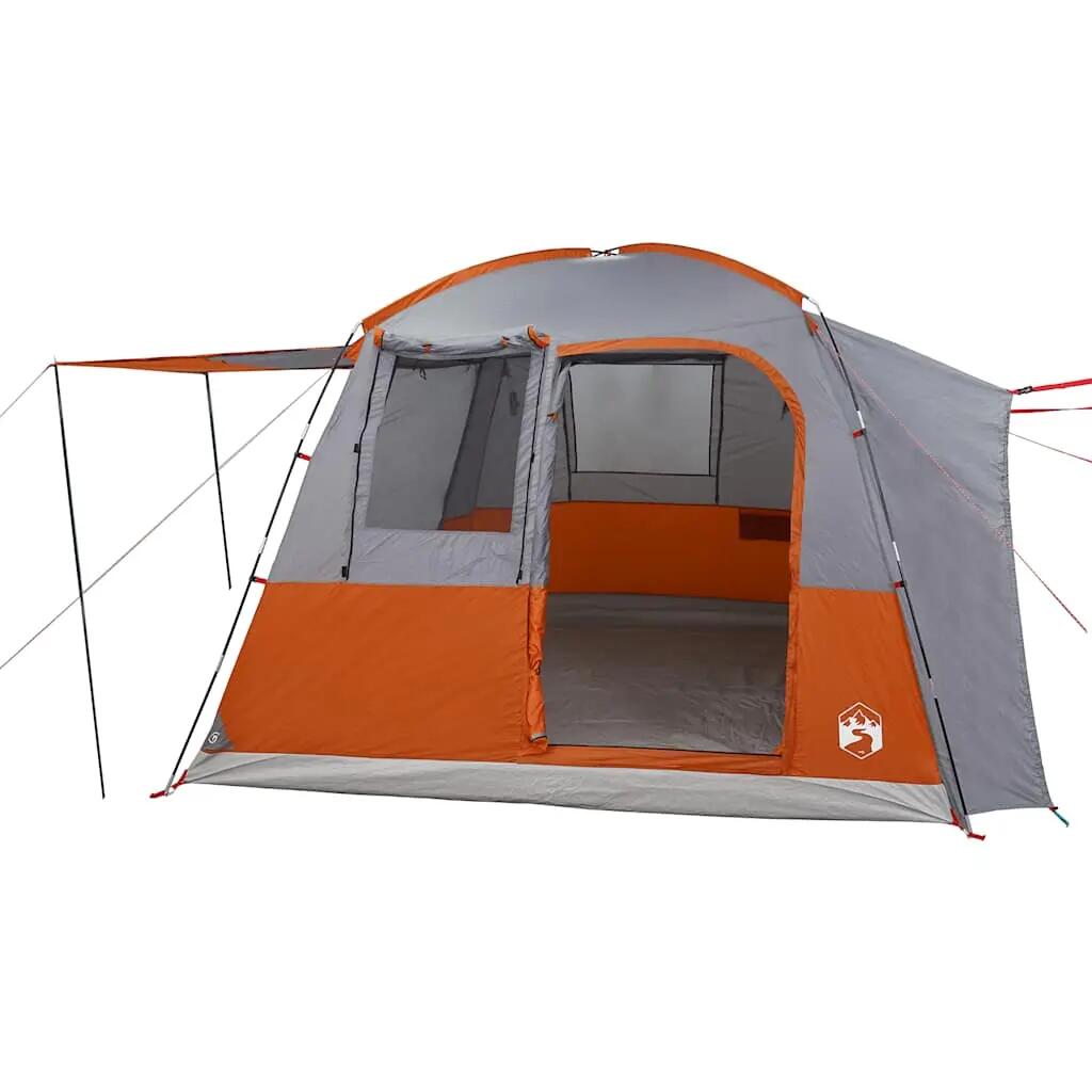 Namiot samochodowy VidaXL dla 4 osób, wodoodporny, szary/pomarańczowy 6/7