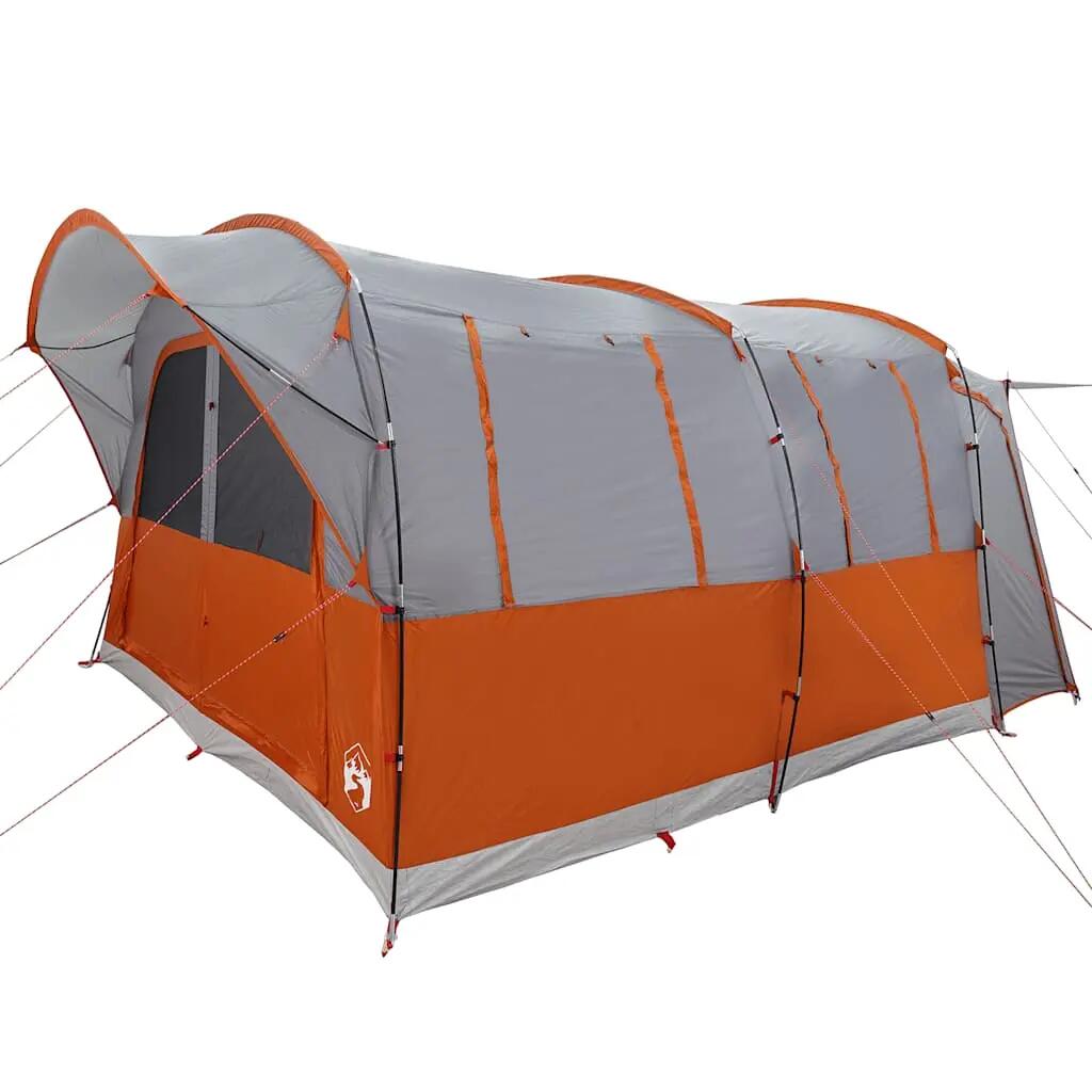 Vidaxl 4-Person Waterproof Car Tent in Gray and Orange 5/7