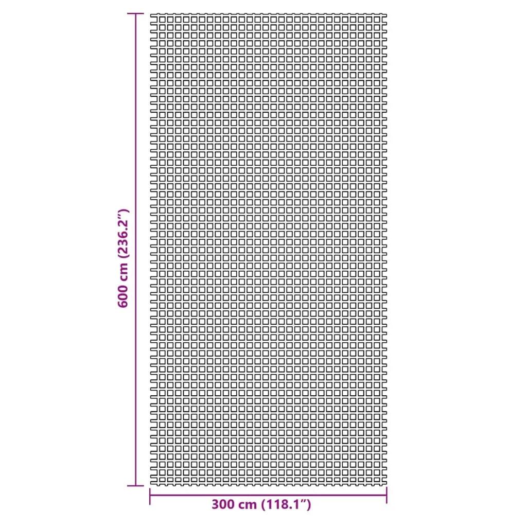 Tapis de sol de tente VidaXL polyester enduit mousse PVC 6 x 3 m 7/7
