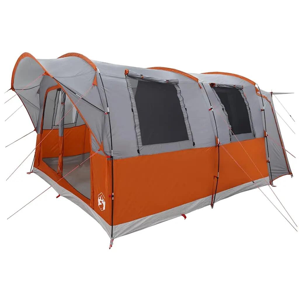 Vidaxl 4-Person Waterproof Car Tent in Gray and Orange 4/7