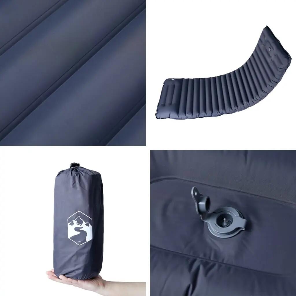 Matelas de Camping Auto-gonflant avec Oreiller - Idéal pour vos Aventures 5/7