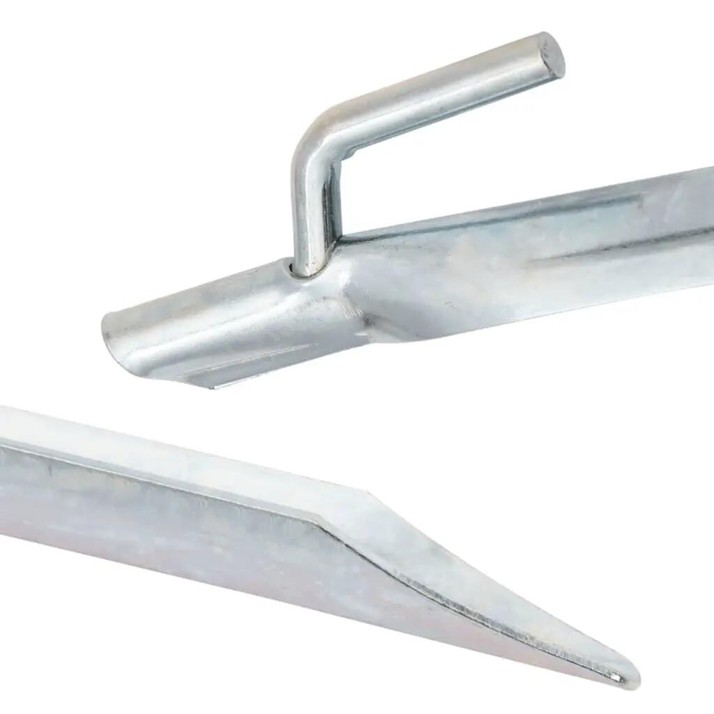 VidaXL piquets de tente 24 pcs Ø20 mm x 29,5 cm acier galvanisé 5/6