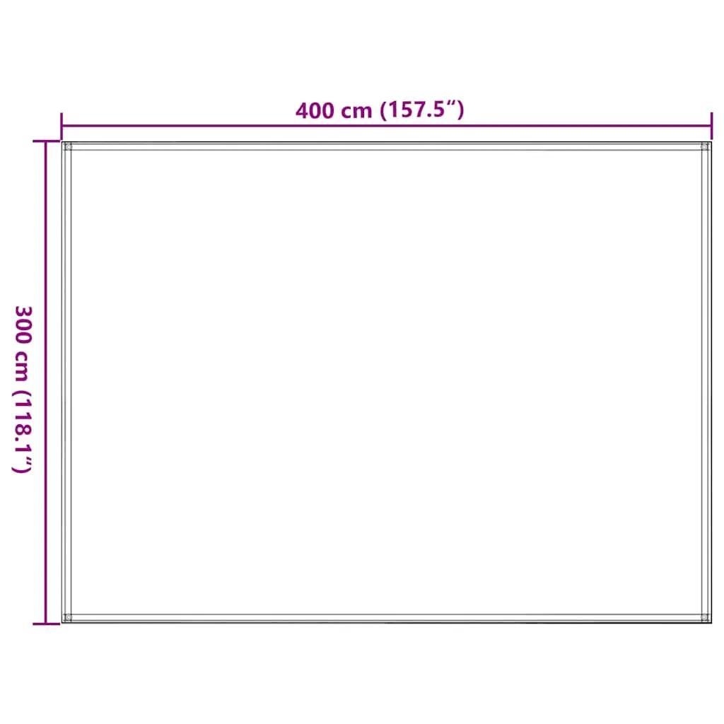 Tapis de tente VidaXL 300x400 cm beige HDPE 7/7