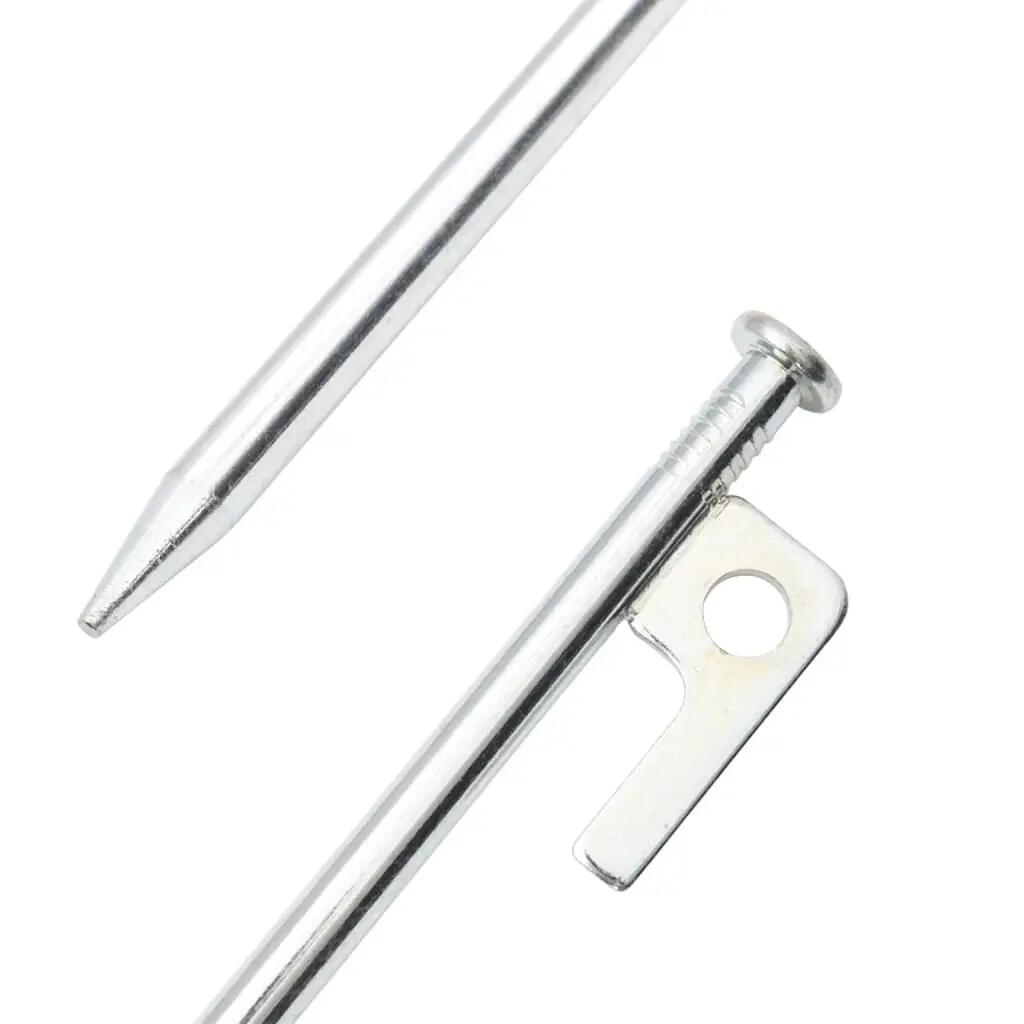 VidaXL Tentharingen 24 st 9 mm x 20 cm Gegalvaniseerd staal 4/7